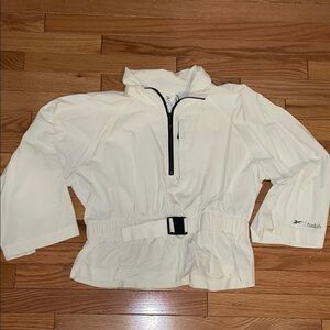 Ba&sh Reebok White Windbreaker Pullover Jacket